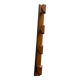 1950s oak wall-mounted coat rack