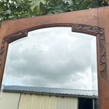 Large vintage wardrobe door mirror, 1930s.