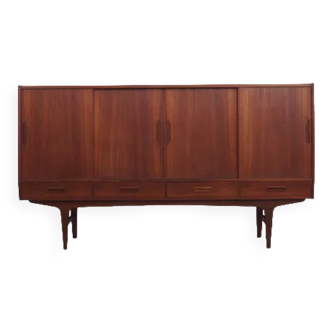 Teak highboard, Danish design, 1960s, designer: Børge Seindal, manufacturer: Westergaard