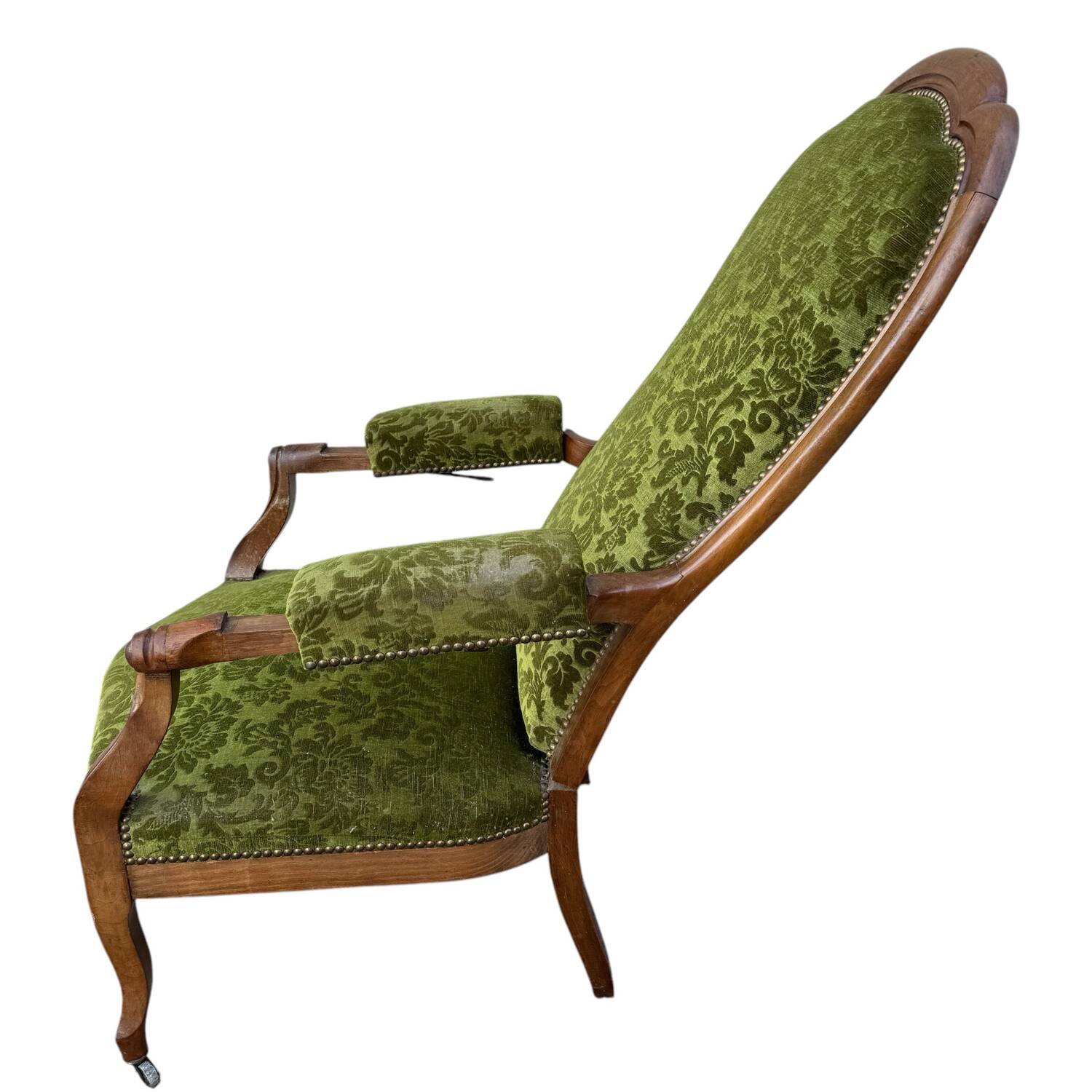 19's voltaire rack and pinion armchair