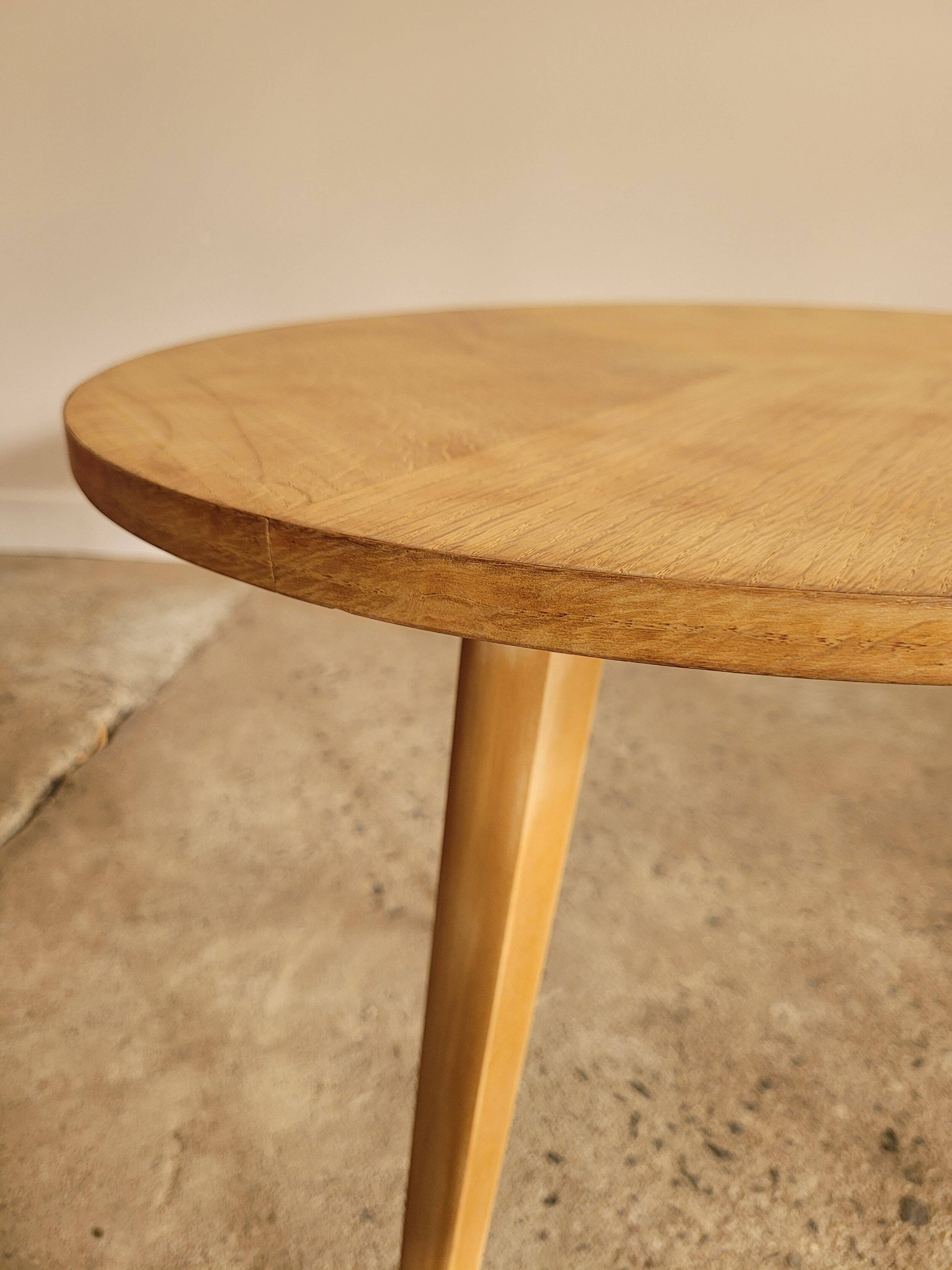 Vintage tripod coffee table