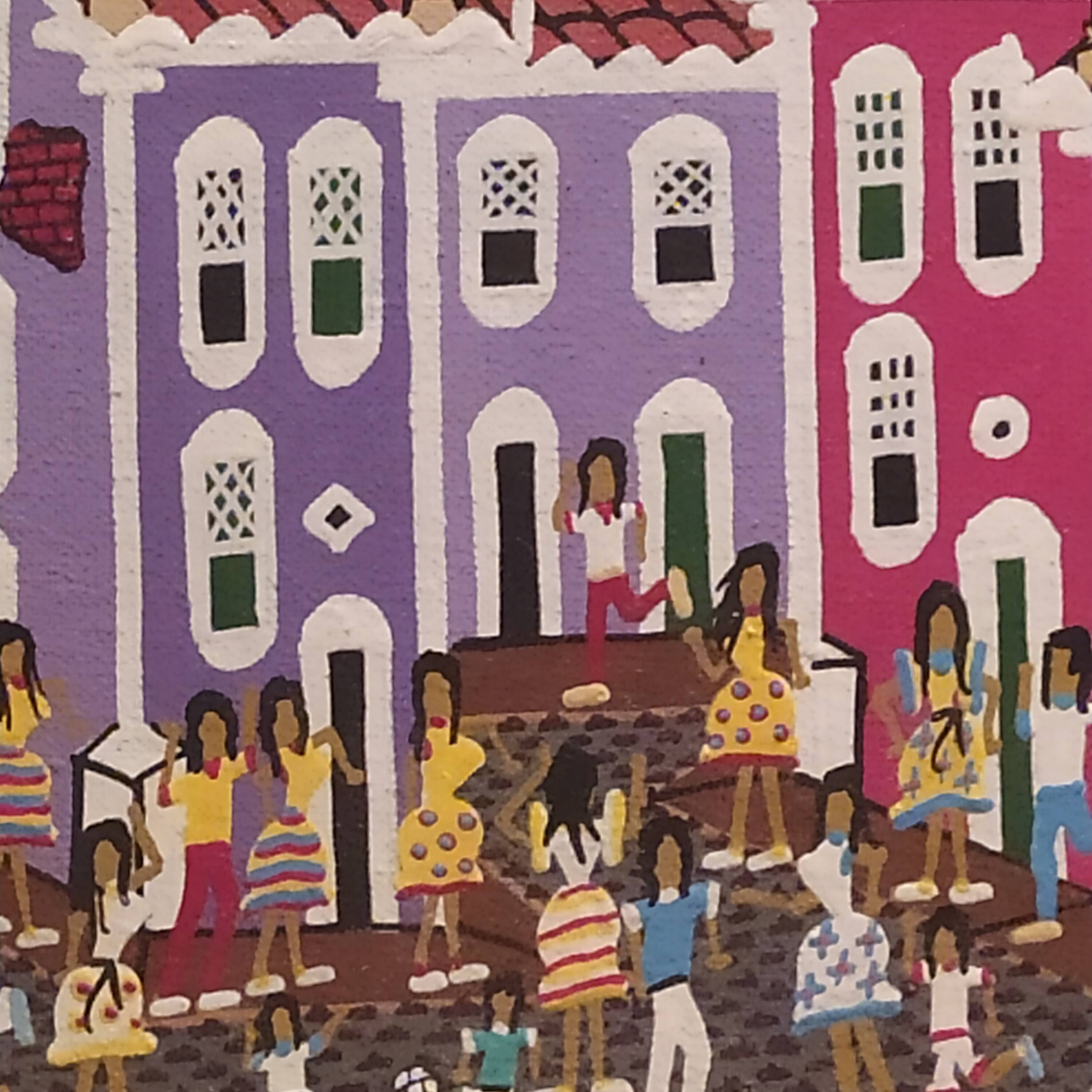 Oil on canvas Brazilian art signed Clovis Lima Barreto
