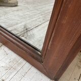 Late 19th XL wooden mirror
