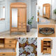 Parisian hotel Art Deco wardrobe 1920, detachable.