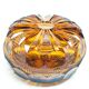 Art Deco bonbonniere, crystal, Moser, Czechoslovakia, 1930s