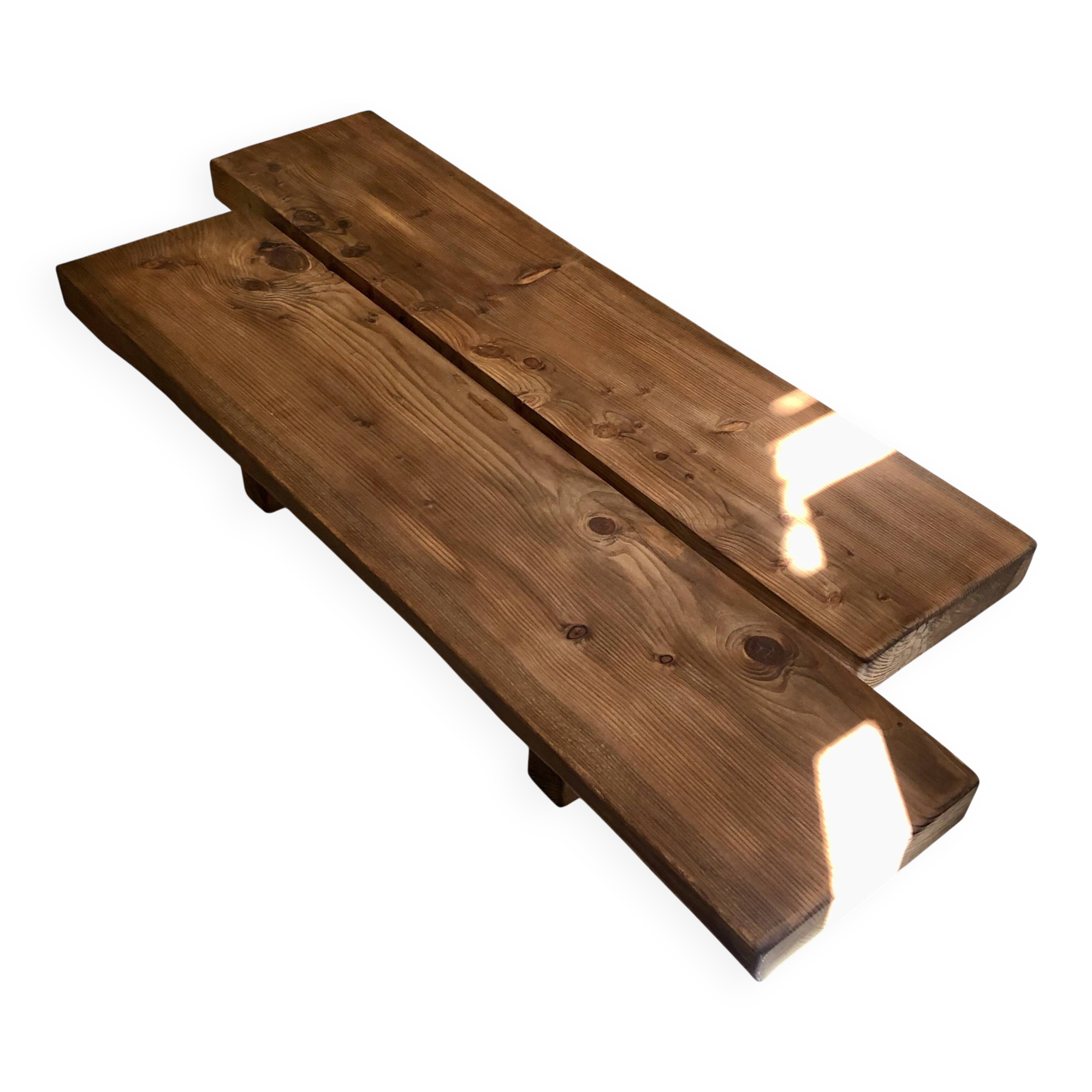 Table basse design Wabi Sabi, numérotée, édition Mobili Mundi