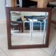 Scandinavian mirror 57-57 50s in solid teak