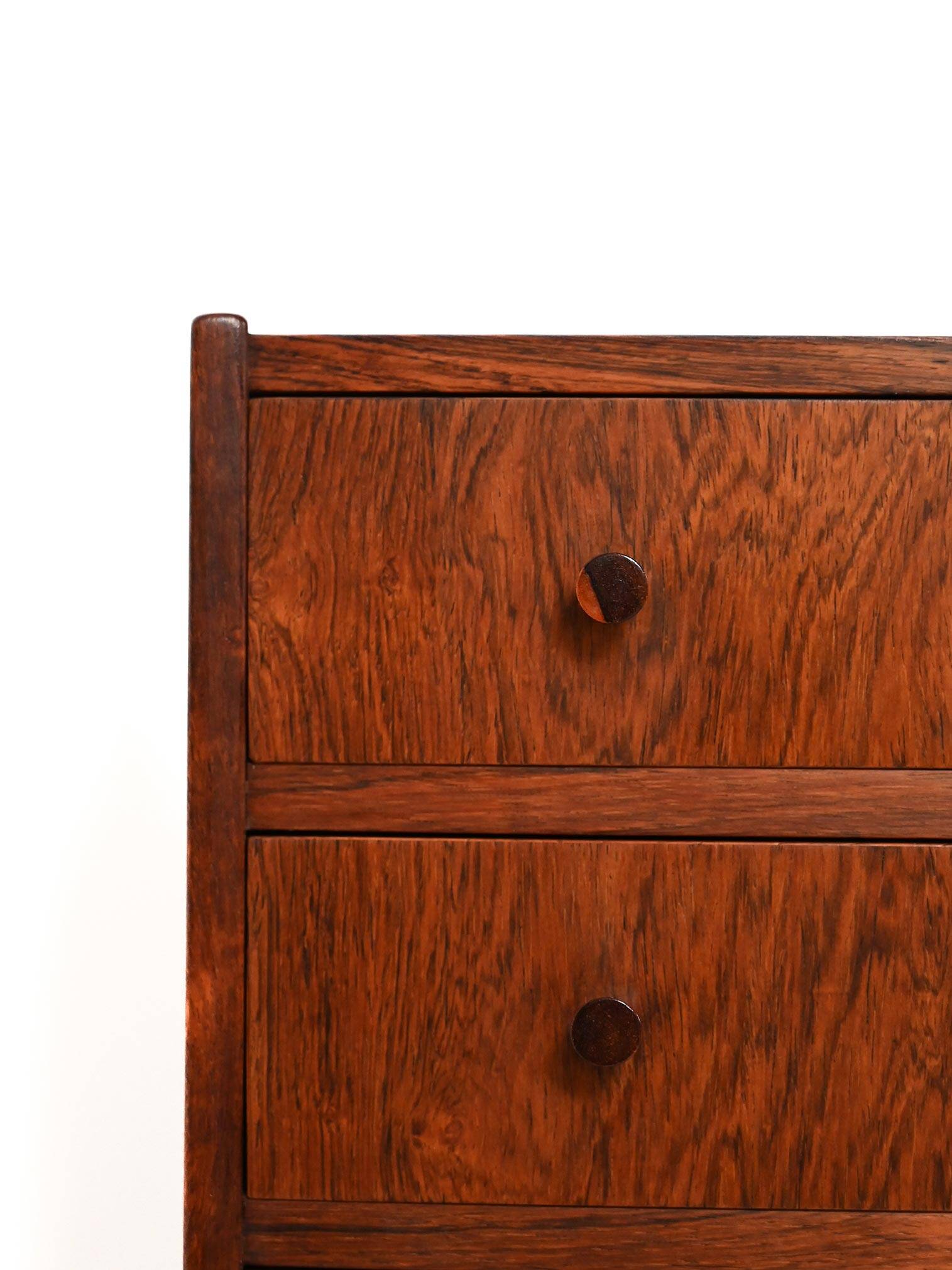 Danish rosewood chest of drawers, 1960s
