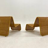 Pair of P3 armchairs Tito Agnoli 1960