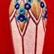 Vase Longwy Art déco décor géométrique