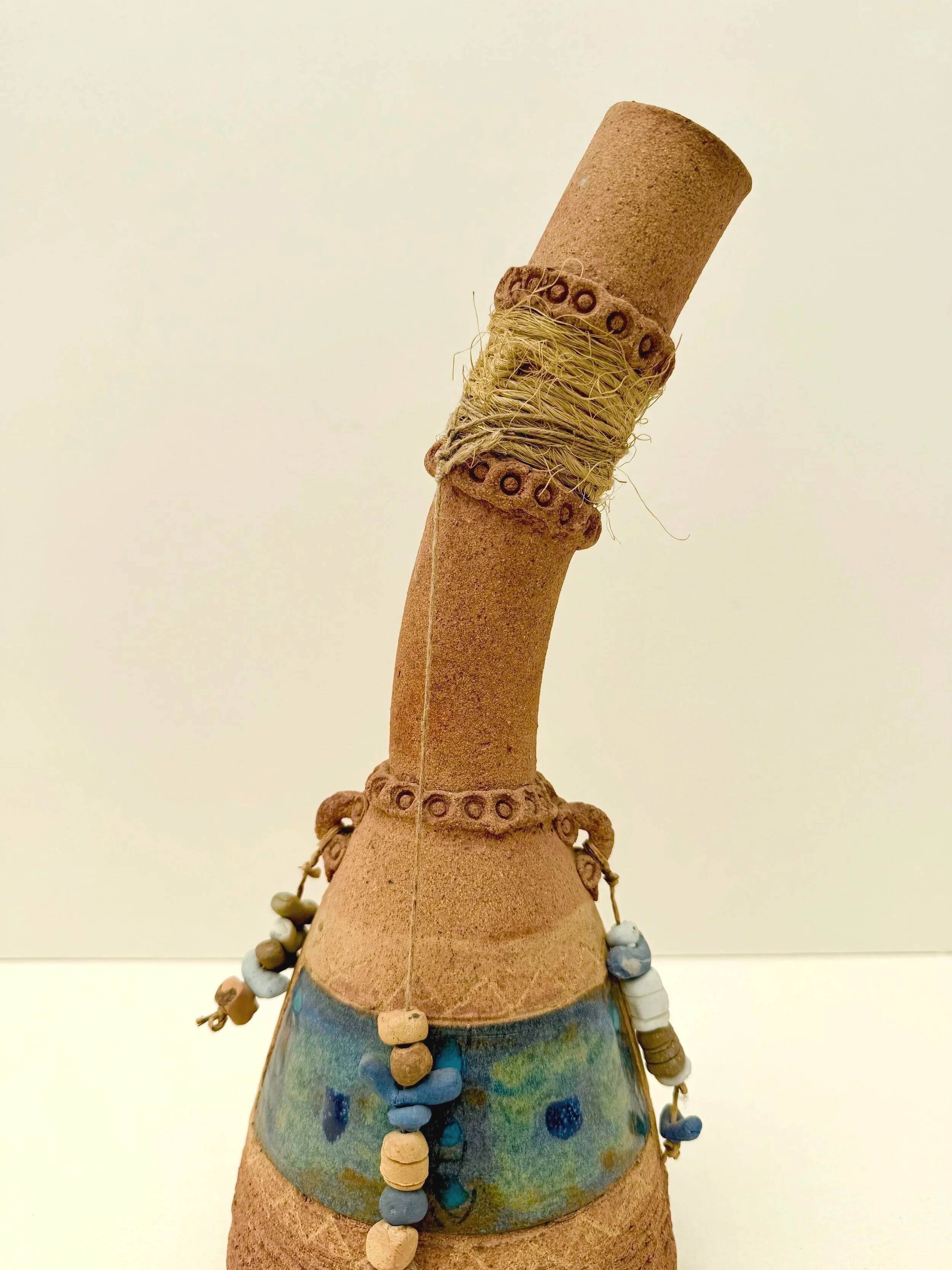 Signed ceramic vase