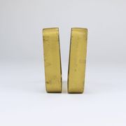 Carl Aubock III Pair of Triangular Bookends in Gilded Iron 5443, Vienna/Austria, 1970s