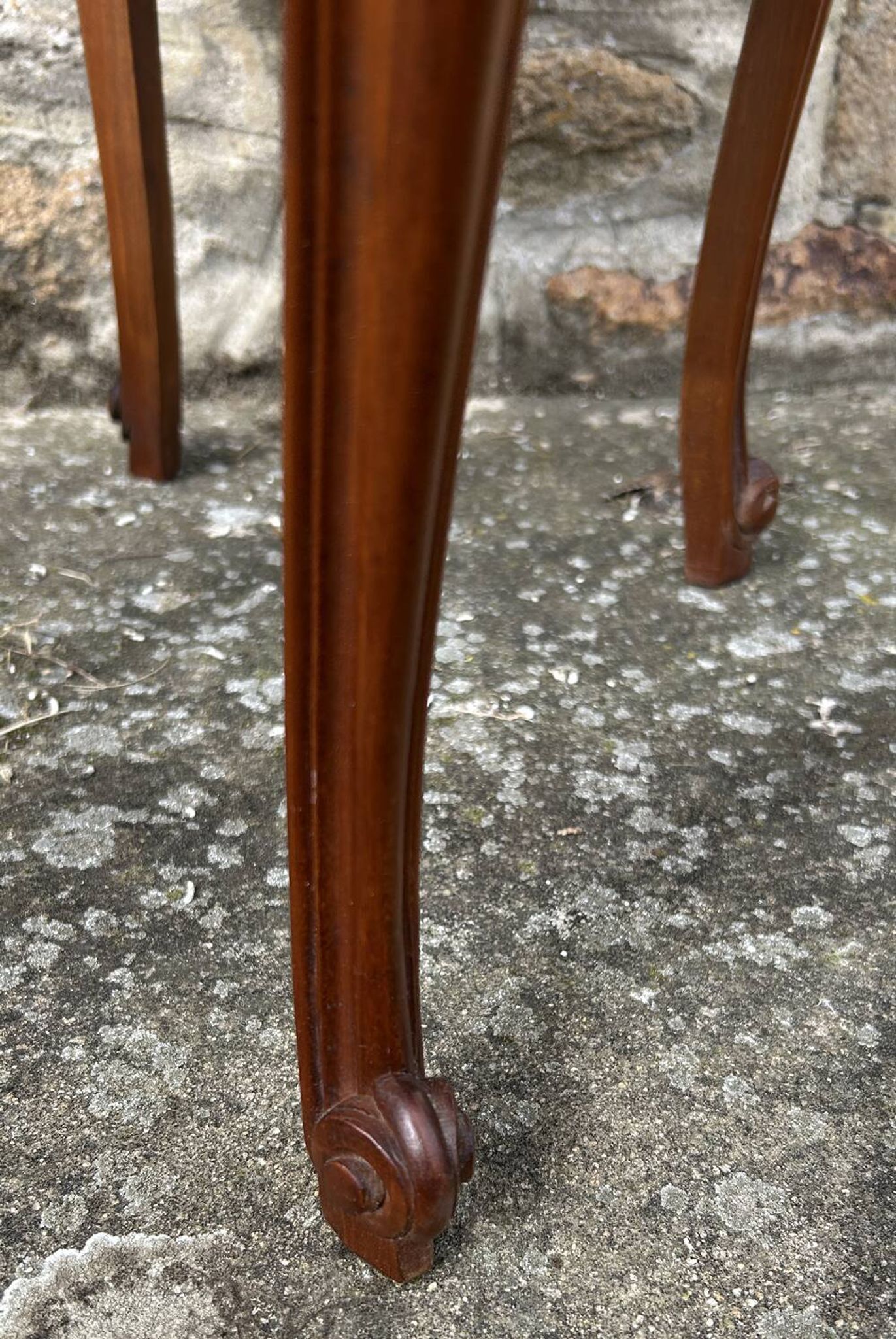Pair of Louis XV style bedside tables, wood, vintage, early 20th century.