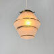 Art Deco Opaline Glass Pendant Lamp, 1930s