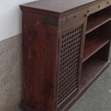 Console sideboard with shelf and mesh door