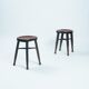 Set of 2 Antique Oak Stools by Gaskell and Chambers, UK, 1890s