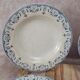 Set of 7 antique deep plates from Creil and Montereau, La Vallières service, 23 cm