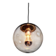 Suspension Space Age en verre fumé, Peill & Putzler, 1970