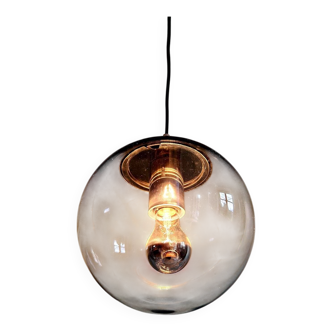 Suspension Space Age en verre fumé, Peill & Putzler, 1970