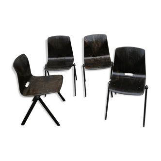 Set of 4 Pagholz chairs