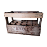 Bottles in wooden box