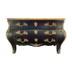 Commode tombeau patine noire style Louis XV