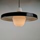 Opaline Glass Pendant Lamp attributed to Louis Kalff for Philips, 1960s