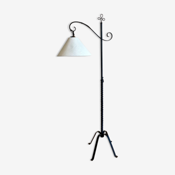 Wrought iron floor lamp