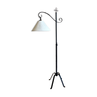 Wrought iron floor lamp