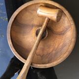 Olive wood walnuts