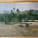 Painting HST/P Pierre Dominique GIESS (1943-2011) "Torre Lodones" Spain