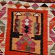 3x10 Kilim Pumpkin Orange Wool Runner Rug, 90x300Cm