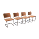 4 chairs b32 cesca by Marcel Breuer