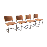 4 chairs b32 cesca by Marcel Breuer