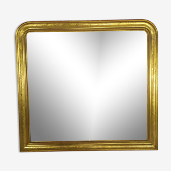 Miroir doré Louis Philippe - 117x125cm