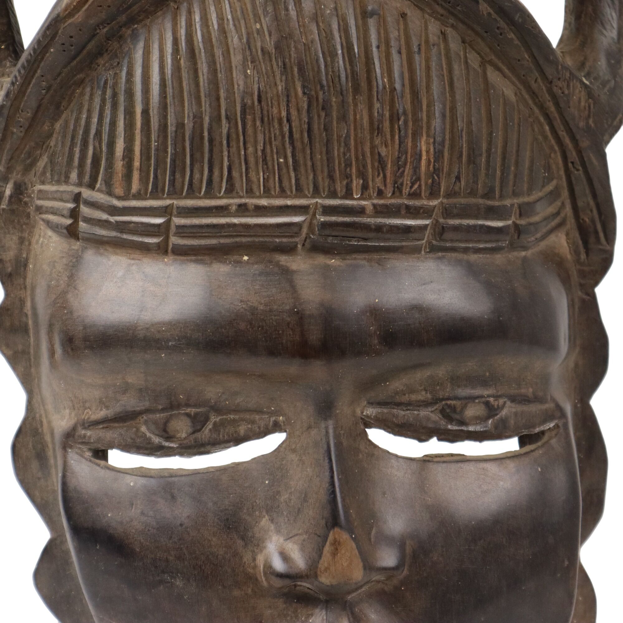 Oriental mask in hardwood 60s