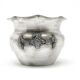 Sugar bowl, Art Nouveau, silver-plated brass, Poland, 1920s