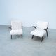 Set of two elegant lounge chairs