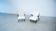 Set of two elegant lounge chairs