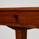 1950s Danish Teak Coffee Table with Drawers and Pull-Out Tray