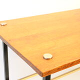 Wooden and metal coffee table