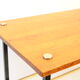 Table basse en bois et métal
