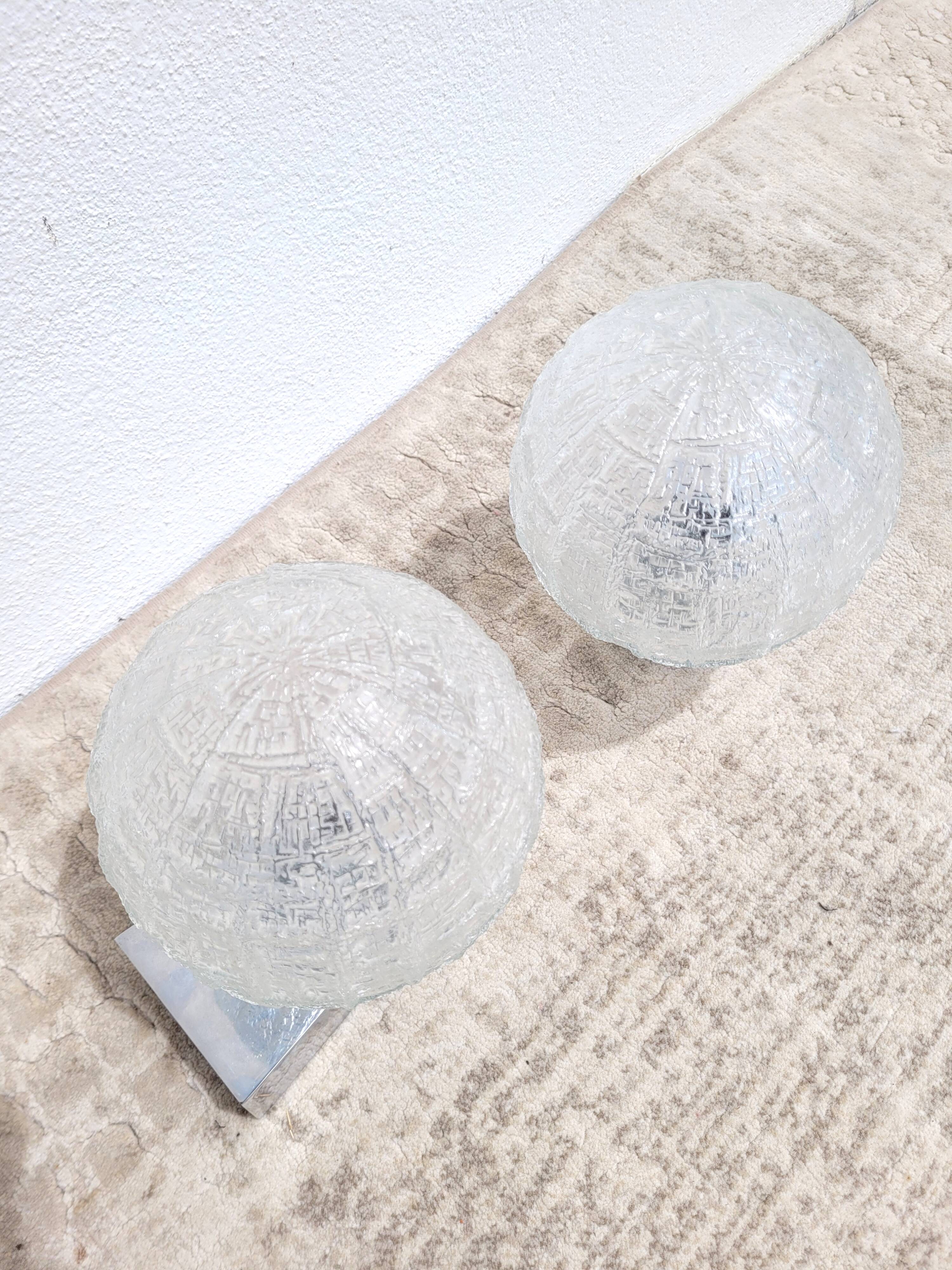 Pair wall lamps Keuco 1980