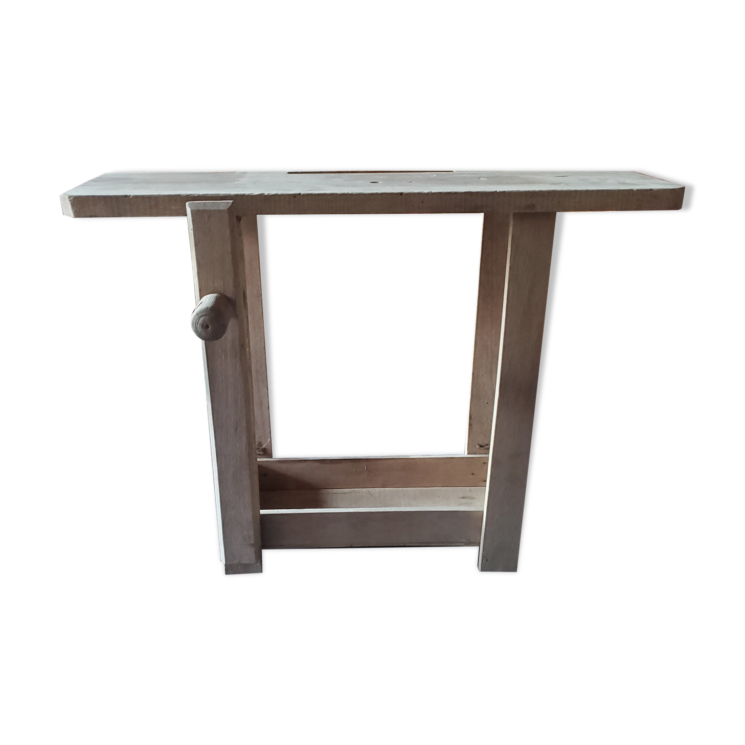 Wood workbench