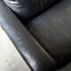 Set of (2) mid-century armchairs and a 2-seater sofa.