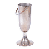 Art Deco Standing Champagne Cooler in Silver-Plated Metal, France, 1920s