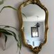 Miroir doré vintage
