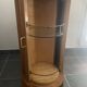 Rotating wooden bar cart from the 1950s.