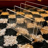 Marais International Plexiglas magazine rack
