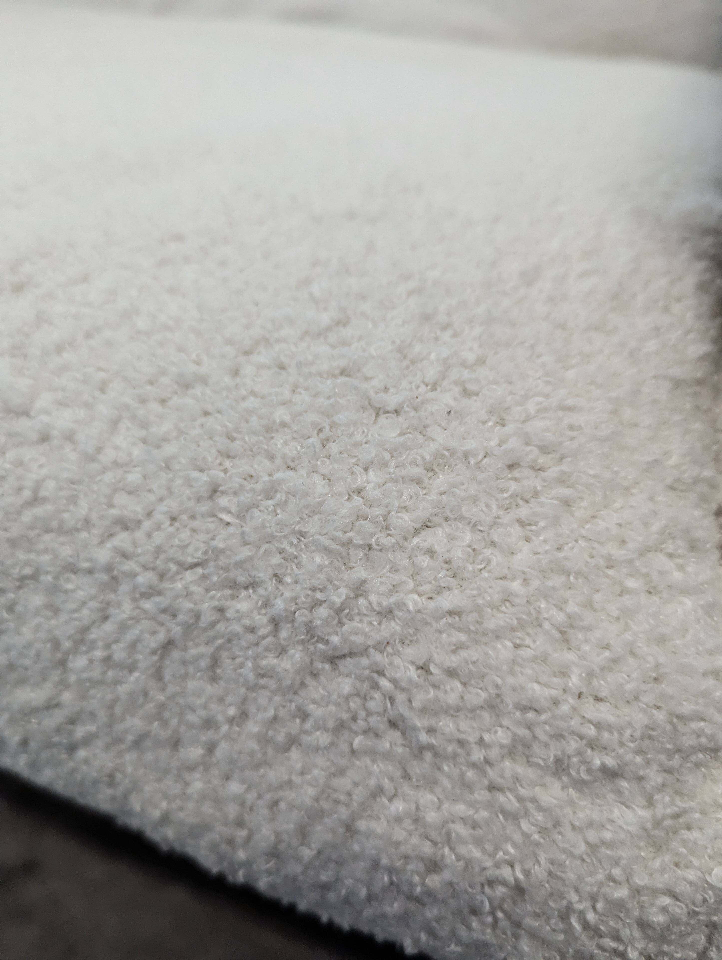 Pair of Danish armchairs from the 80s in bouclé fabric